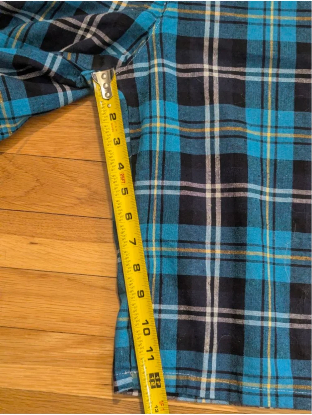 American Heritage Plaid Flat Front Shorts Waist 42